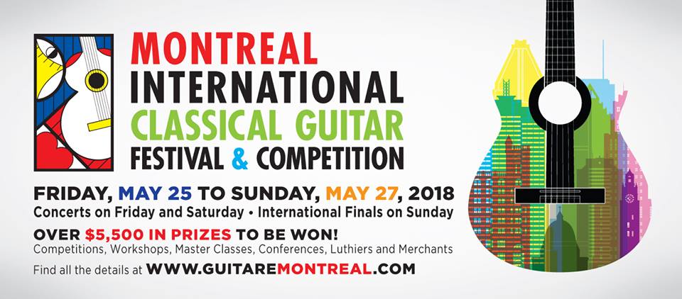 Concert for Guitare Montreal Festival and Competition – May 25, 2018