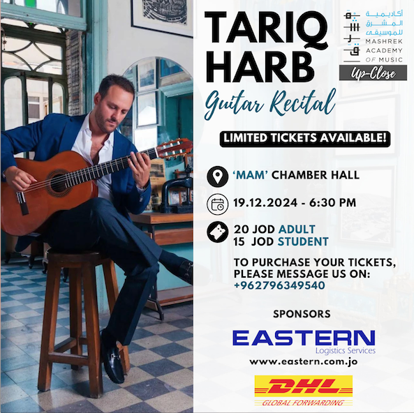 Solo concert in Amman, Jordan – December 19, 2024